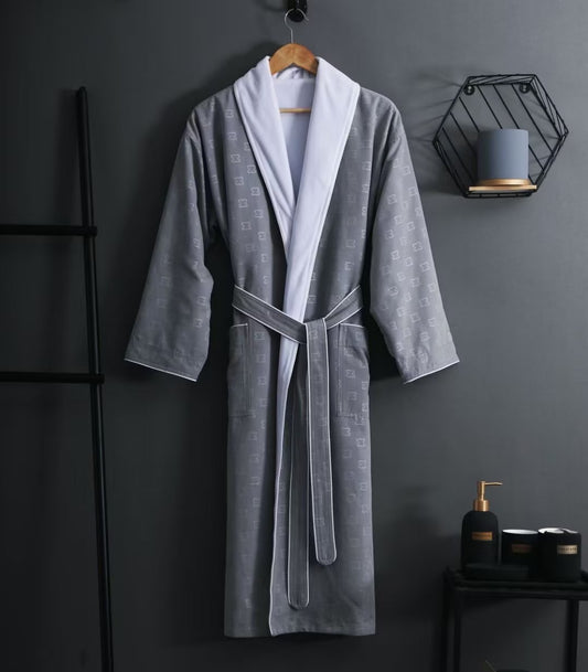 Hotel bathrobe
