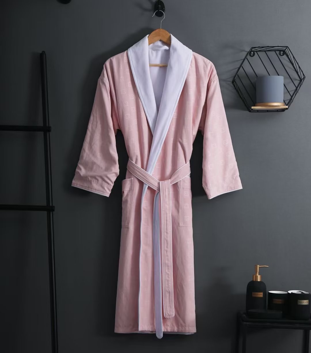 Hotel bathrobe