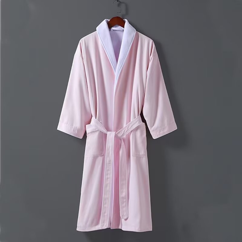 Hotel bathrobe