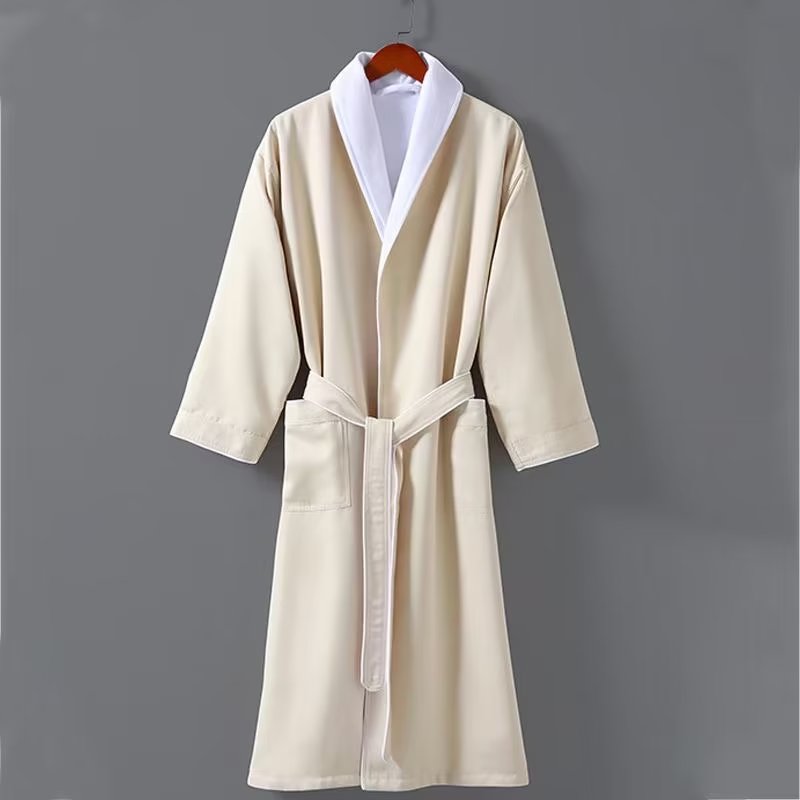 Hotel bathrobe