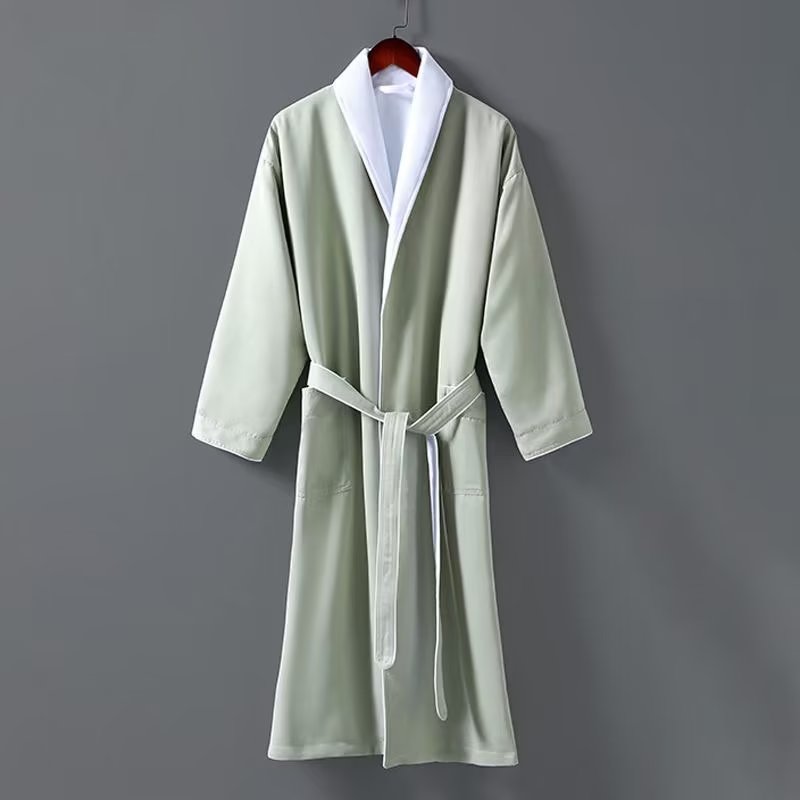 Hotel bathrobe
