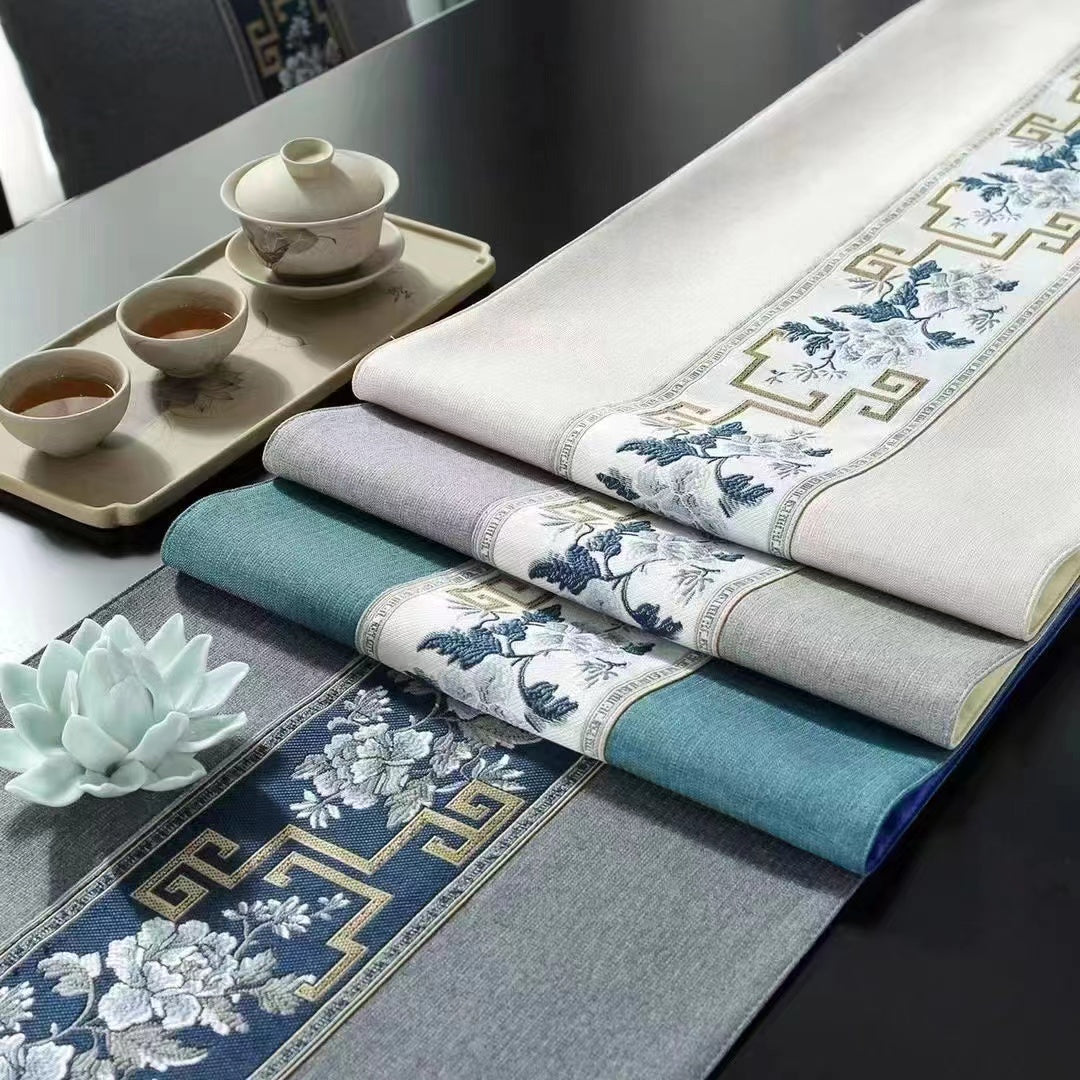 Hotel bed end towel