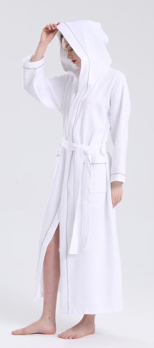 Hotel bathrobe