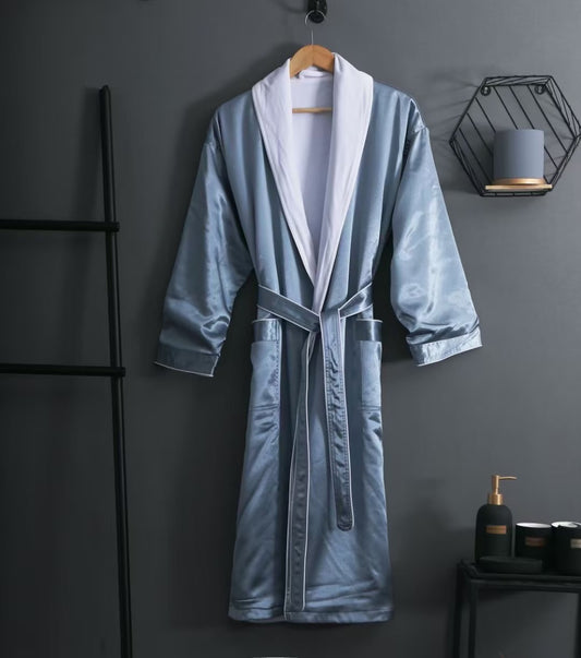 Hotel bathrobe