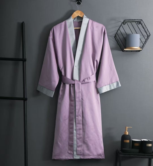 Hotel bathrobe