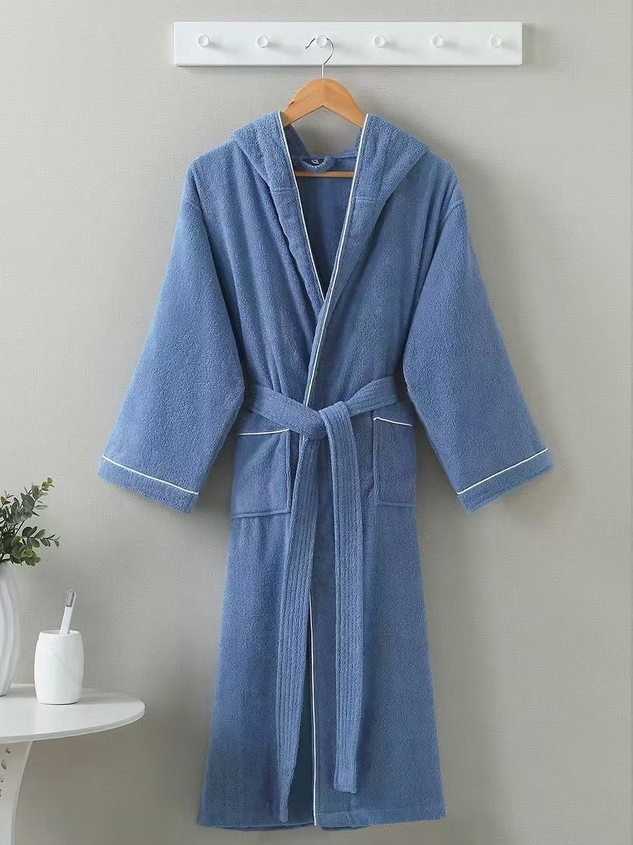 Hotel bathrobe