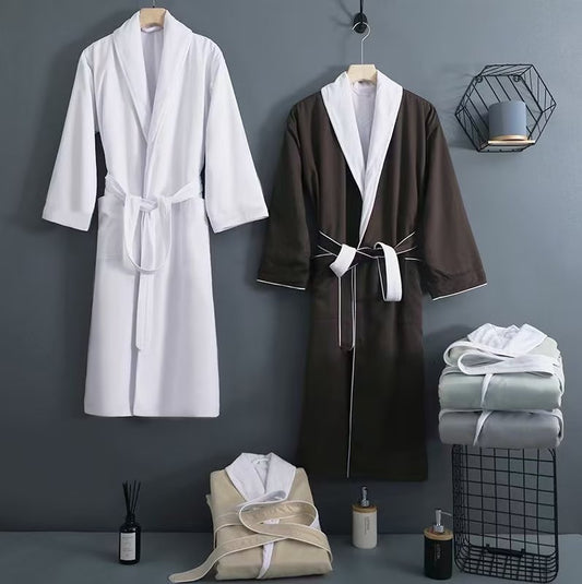 Hotel bathrobe