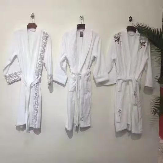 Hotel bathrobe